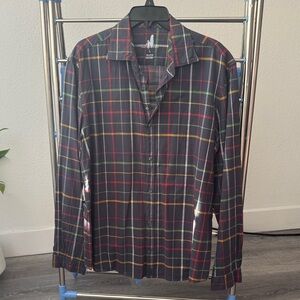 johnnie-O Multicolor Plaid Casual Shirt